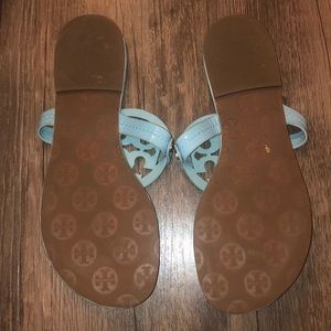 Tory Burch Shoes - Tory Burch Turquoise Millers Sandals Size 8 VGUC Tory Burch Shoes - Tory Burch Turquoise Millers Sandals Size 8 VGUC